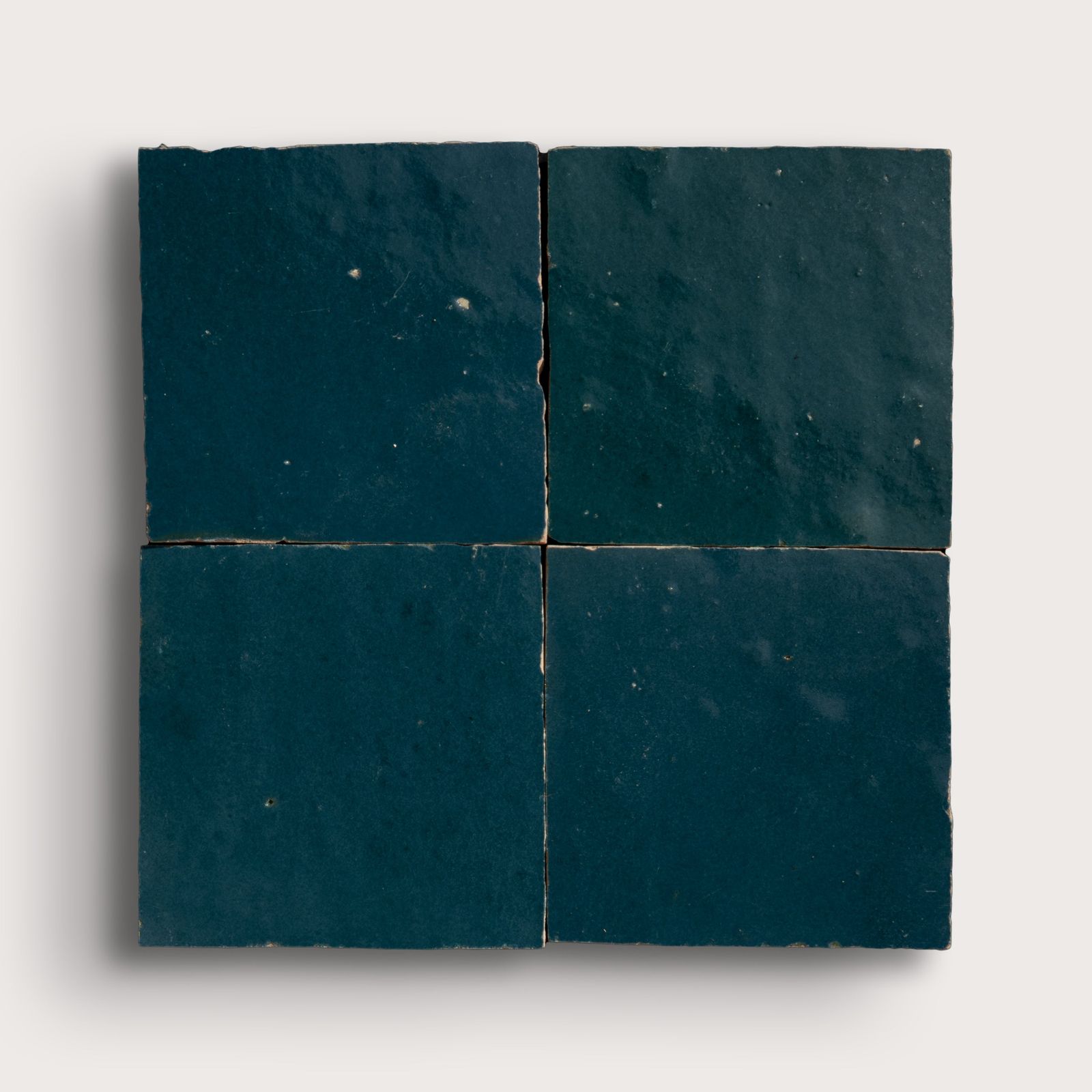 Agadir Blue 4x4 Zellige Tile by Riad Tile