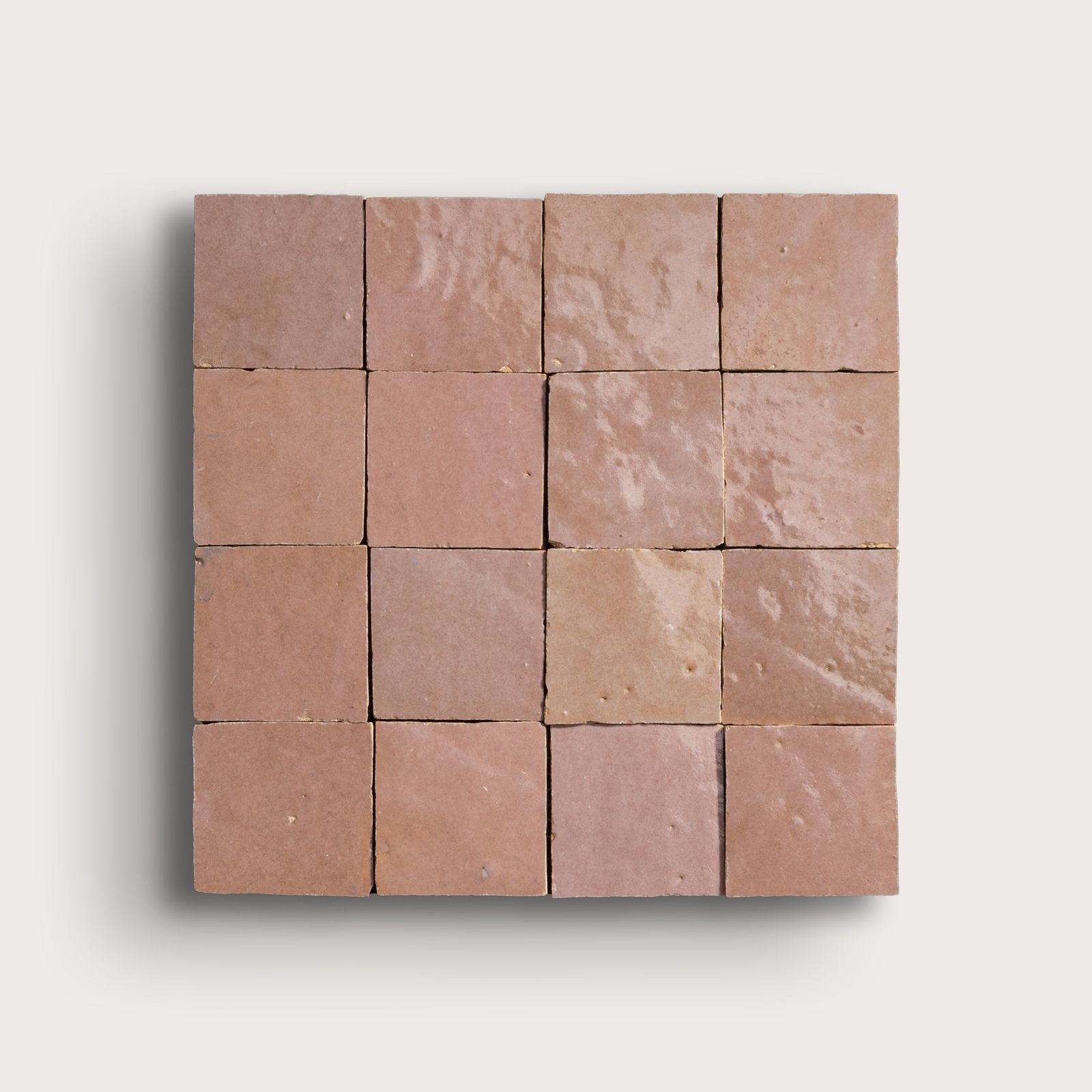 Blush 2x2 Mosaic Zellige Tile by Riad Tile