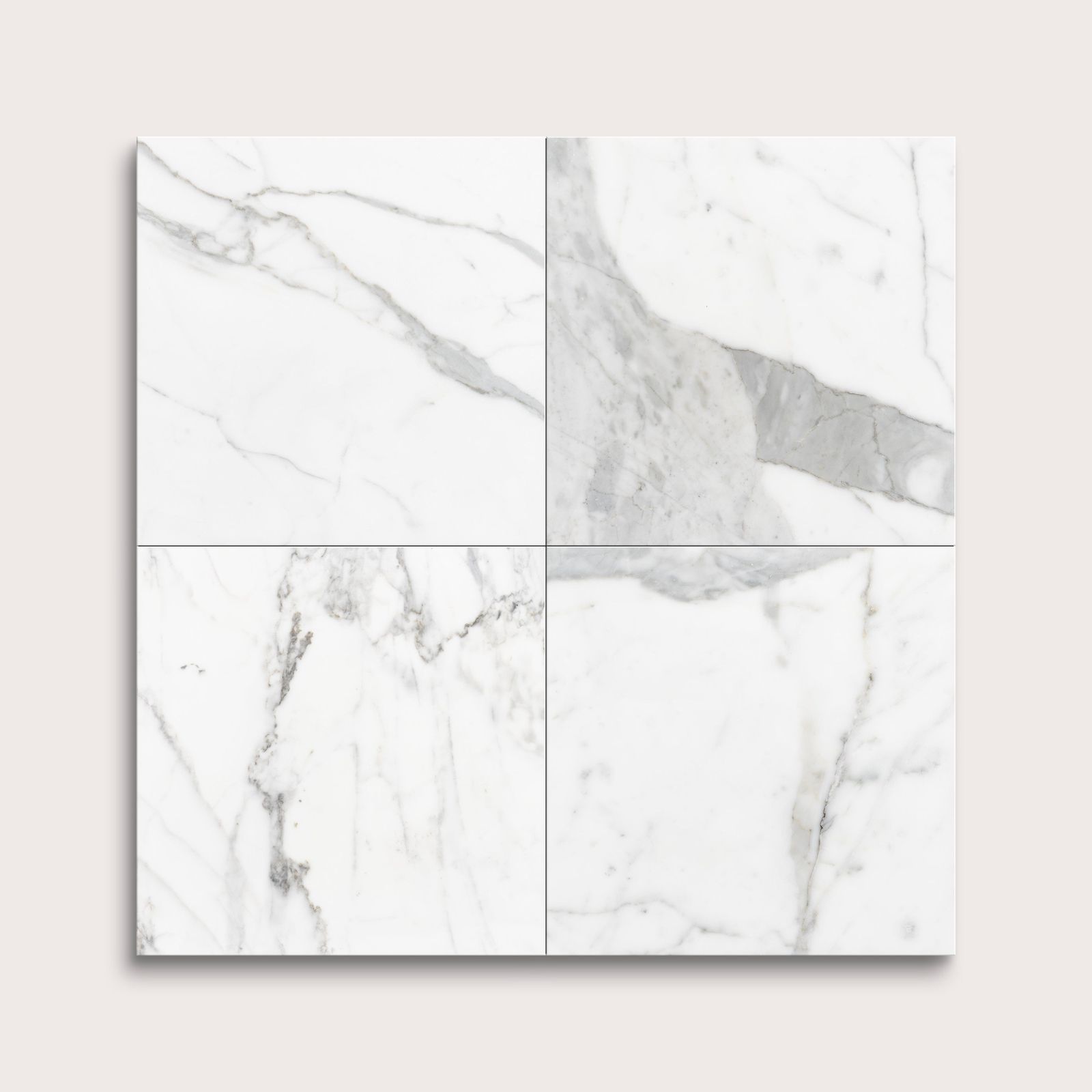 Italian Statuary 12x12 Marble | Honed by Riad Tile