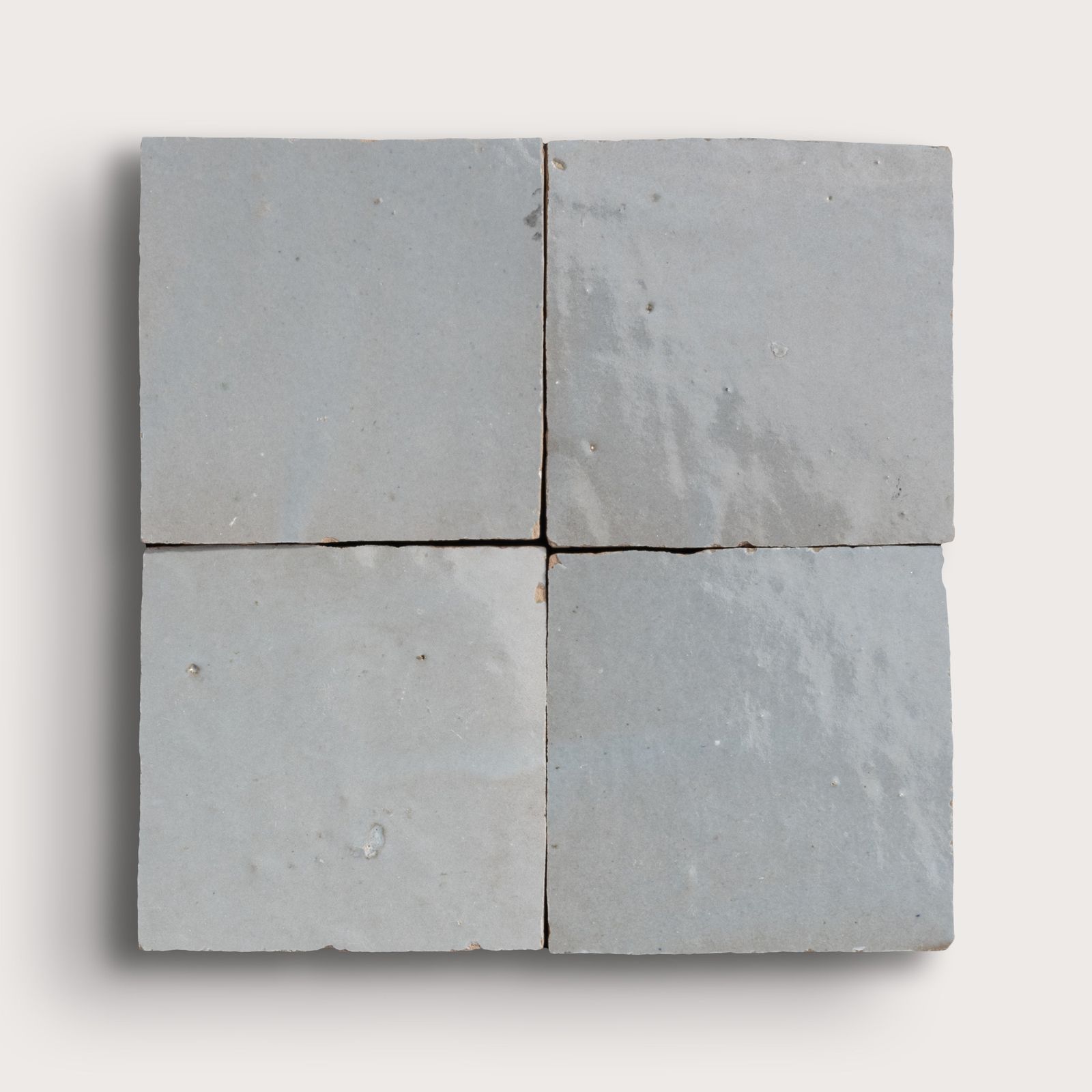 Pearl Blue 4x4 Zellige Tile by Riad Tile