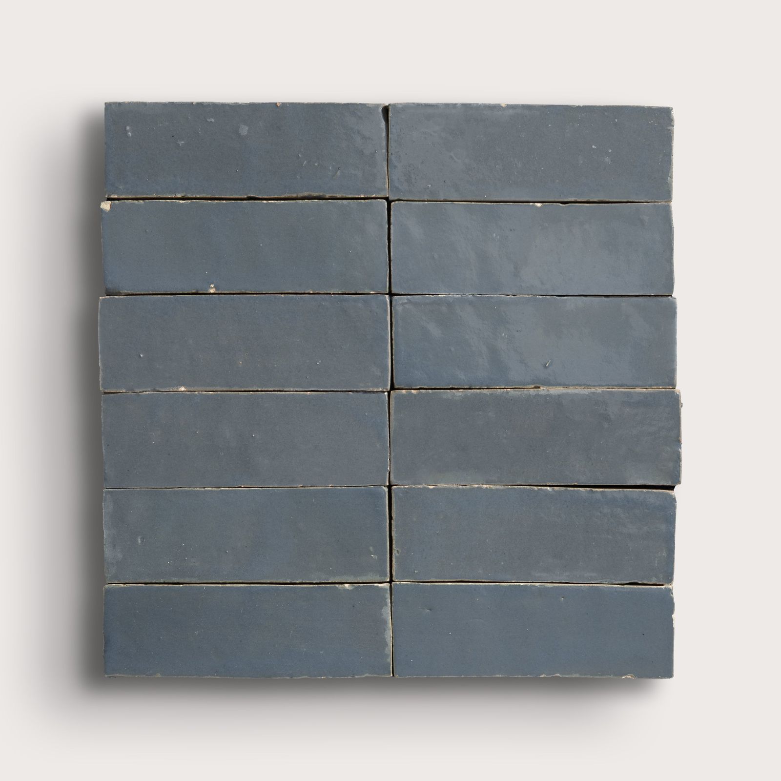 Sahara Mist Blue 2x6 Thin Bejmat Zellige Tile by Riad Tile