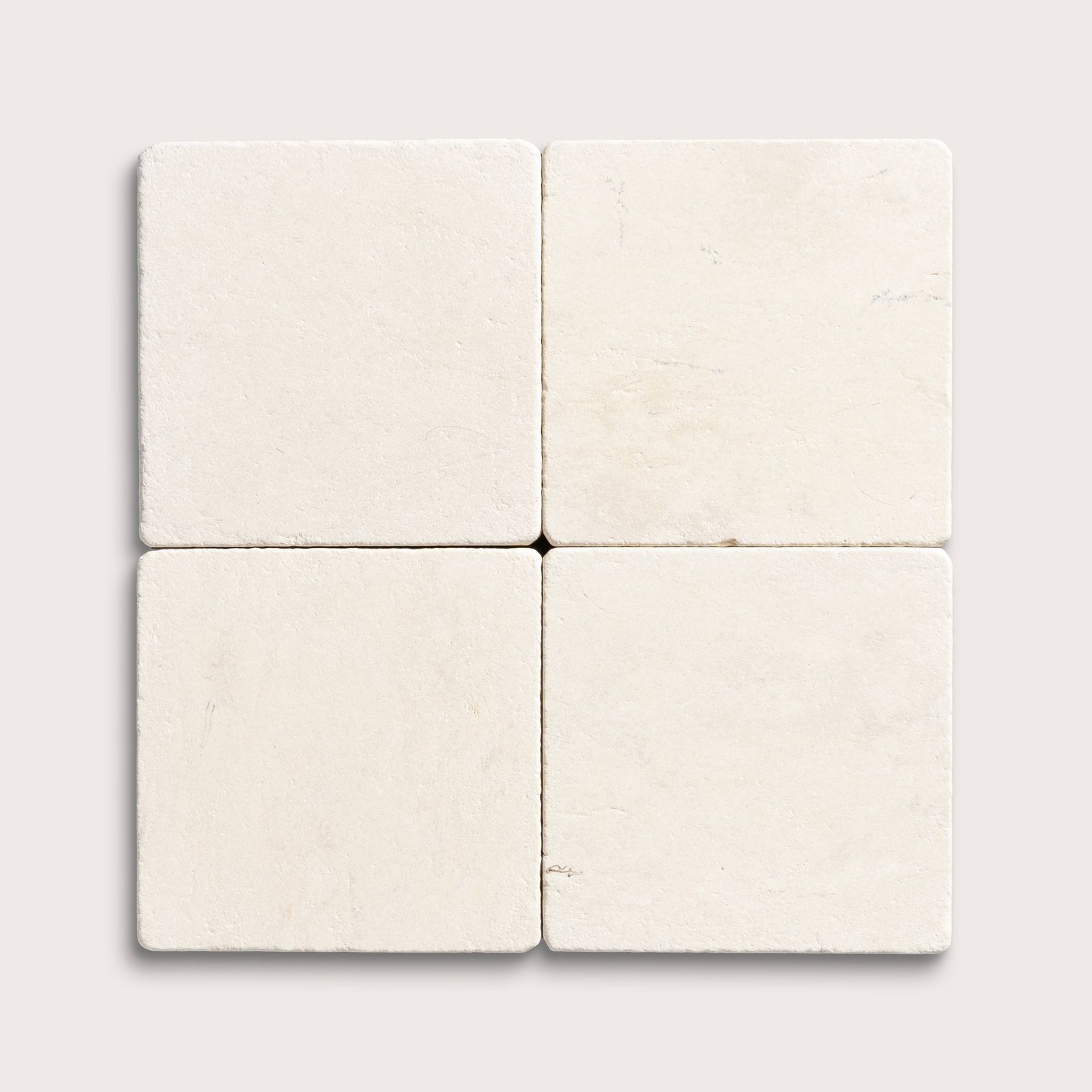 Saharan Sand 4x4 Limestone | Tumbled by Riad Tile