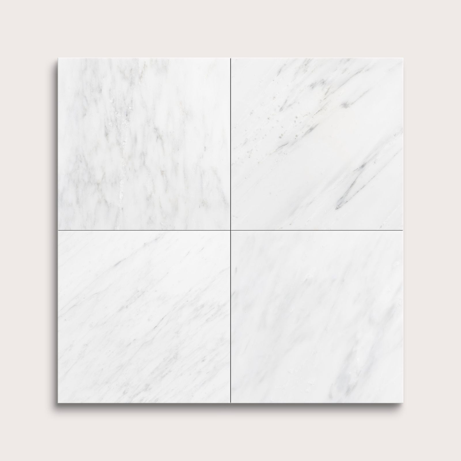 TEST only - Casablanca Carrara 12x12 Marble Tile | Honed by Riad Tile