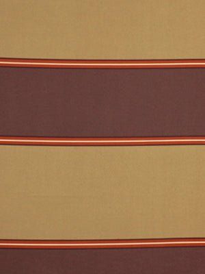 Brown Sugar Striped Print Fabric - Upholstery by Robert Allen