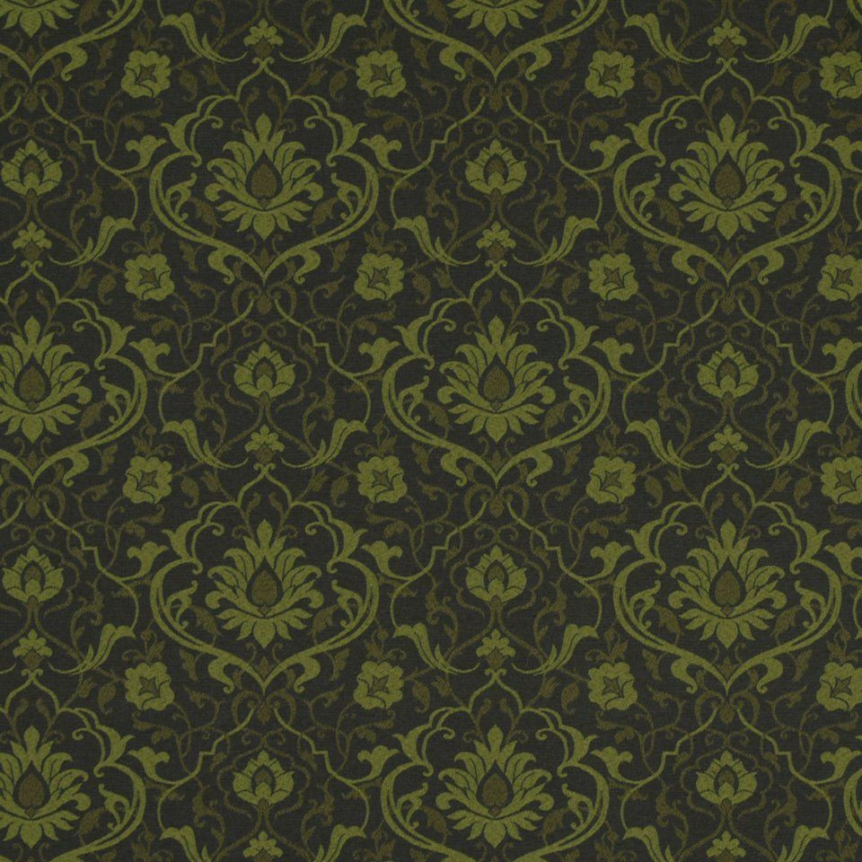 Damask Upholstery Fabric Green - Eco Grace by Robert Allen