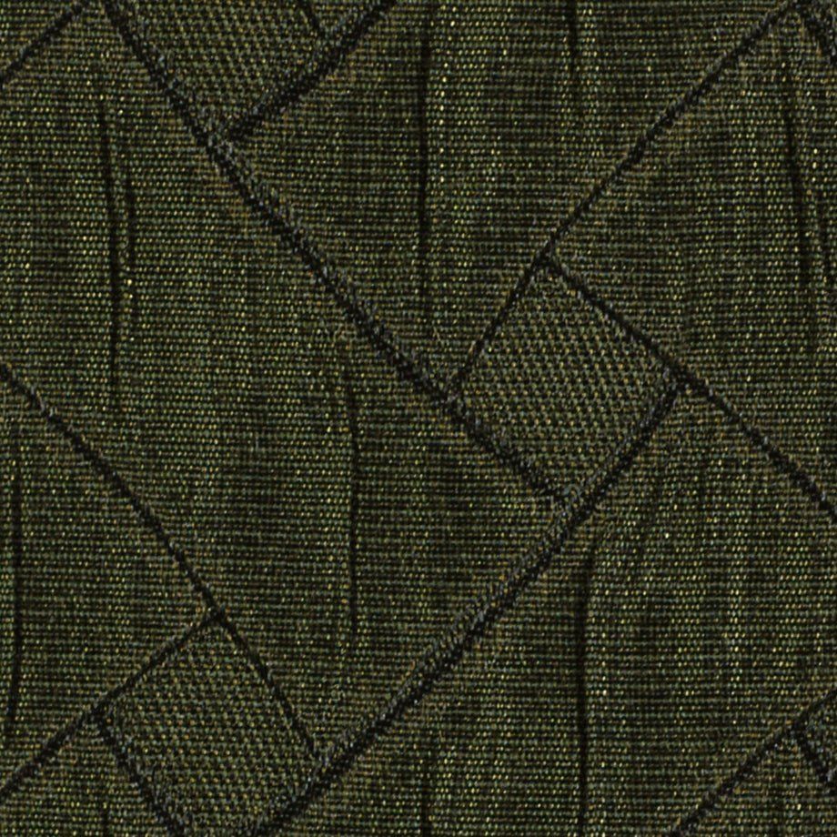 Emerald Geometric Upholstery Fabric - CHIC PARQUET by Robert Allen