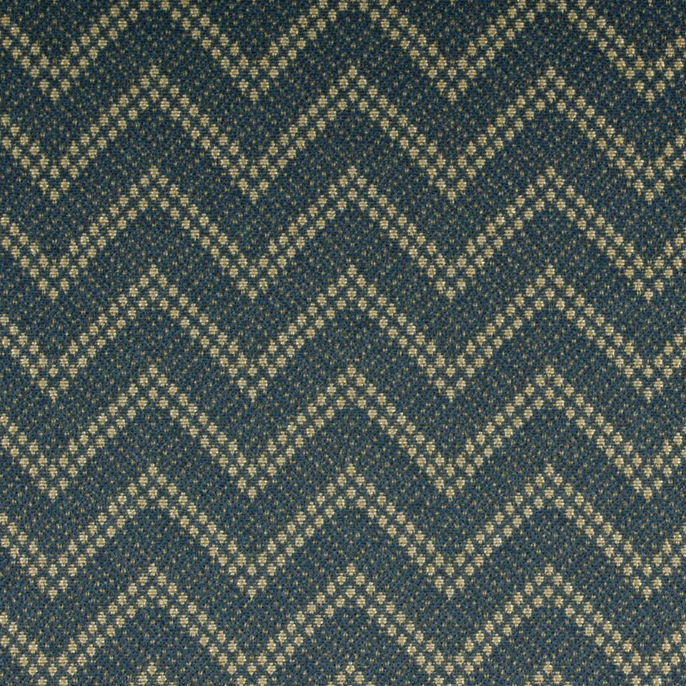 Flamestitch Upholstery Fabric Tidal - ELECTRIFY by Robert Allen