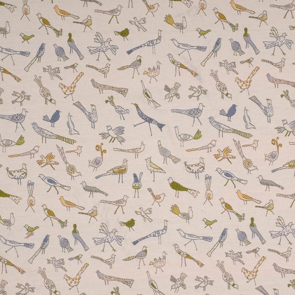 For the Birds Parrot Upholstery Fabric - Armchairs & Pillows by Robert Allen