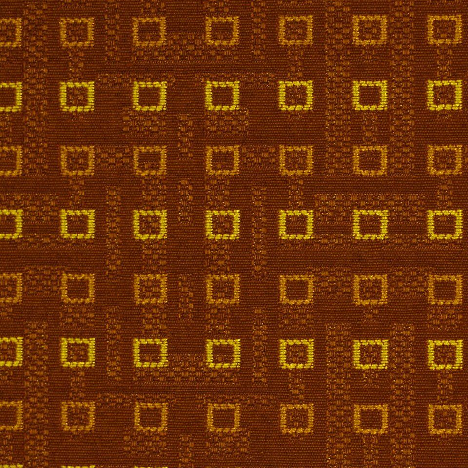 Geometric Marigold Upholstery Fabric - ECO IMPACT by Robert Allen
