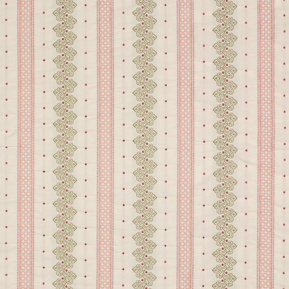 Hibiscus Striped Upholstery Fabric - Armchairs & Pillows by Robert Allen