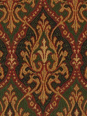Ivy Damask Upholstery Fabric - Armchairs & Pillows by Robert Allen