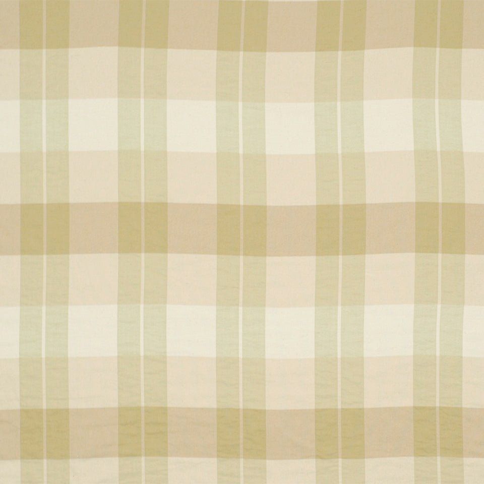 Lemongrass Plaid Cotton Upholstery Fabric by Robert Allen