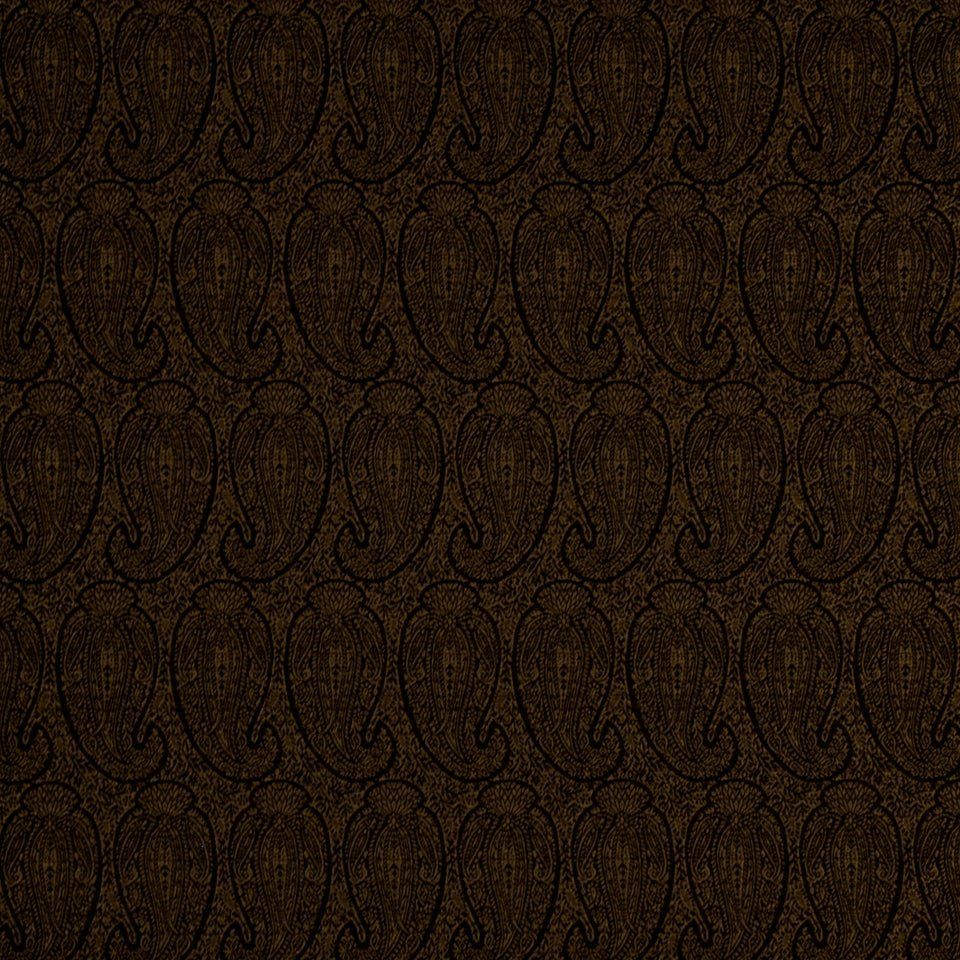 Paisley Upholstery Fabric Espresso - Eco-Friendly by Robert Allen