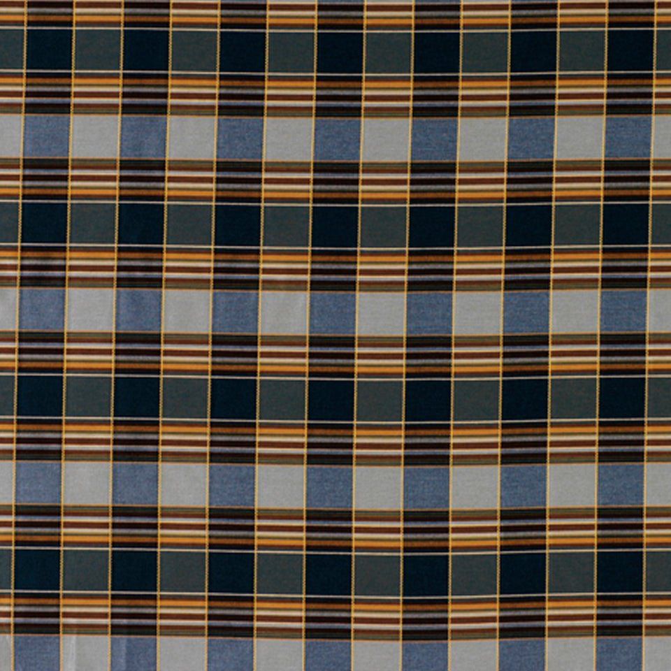 Peacock Plaid Upholstery Fabric - Armchairs & Pillows by Robert Allen