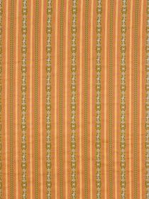 Rona Stripe Upholstery Fabric - Golden Botanical by Robert Allen