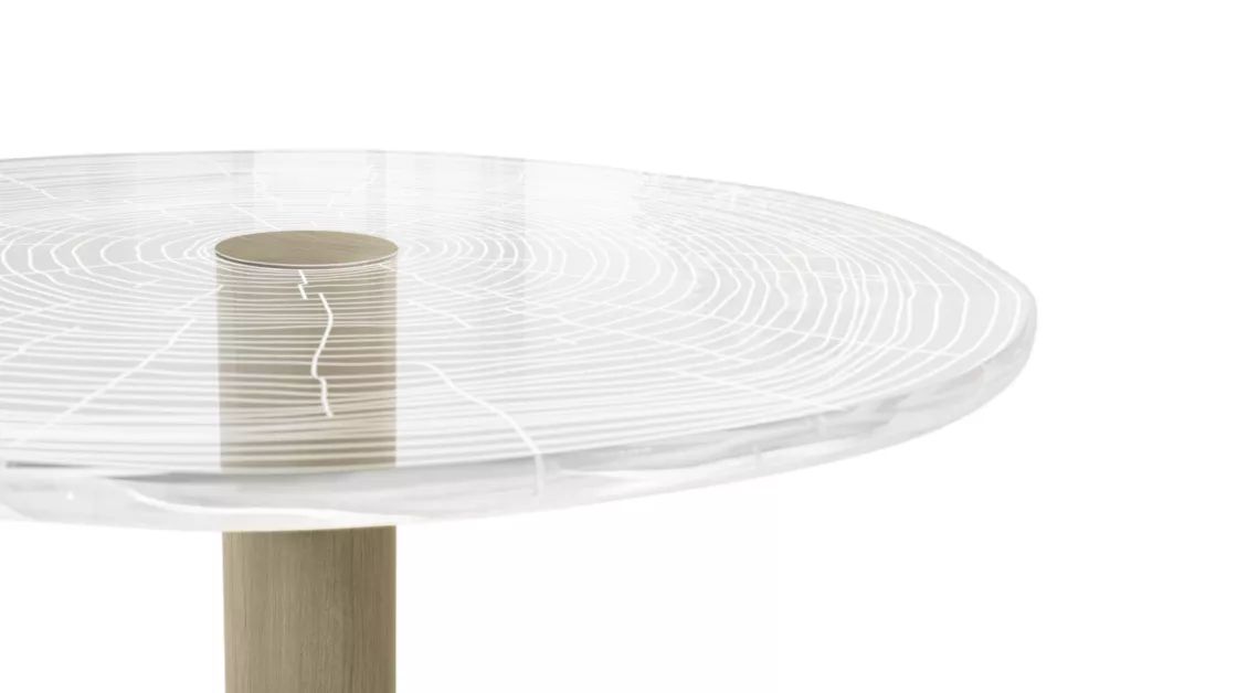 plexiwood | table basse by Roche Bobois