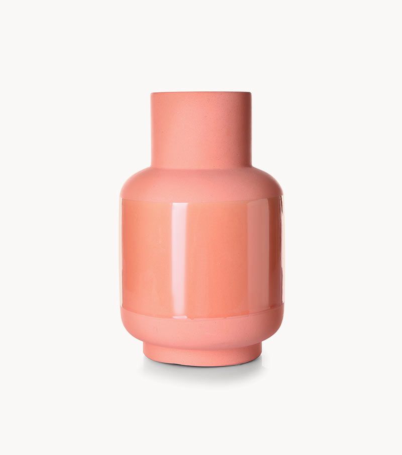Colored vase by ROVERESCA