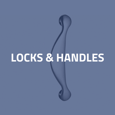 Locks and handles for glass doors by SADEV