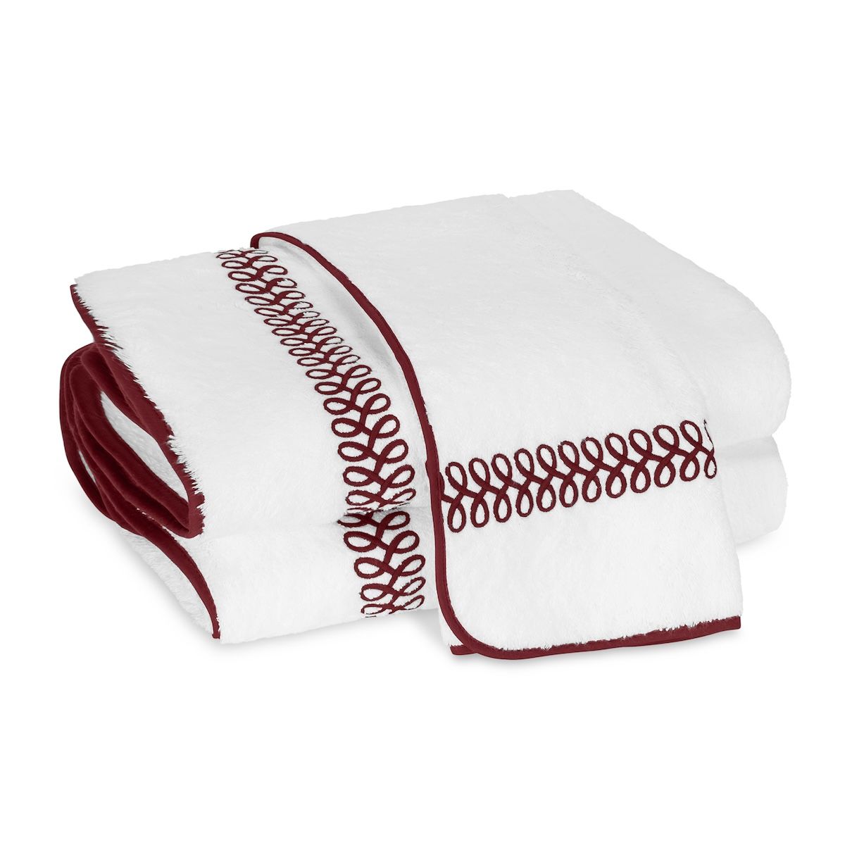 Astor Braid Bath Red by Schumacher