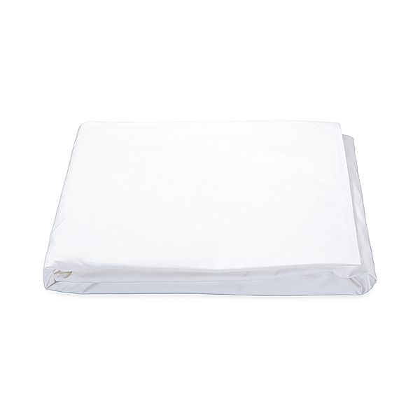Astor Braid Fitted Sheet White by Schumacher