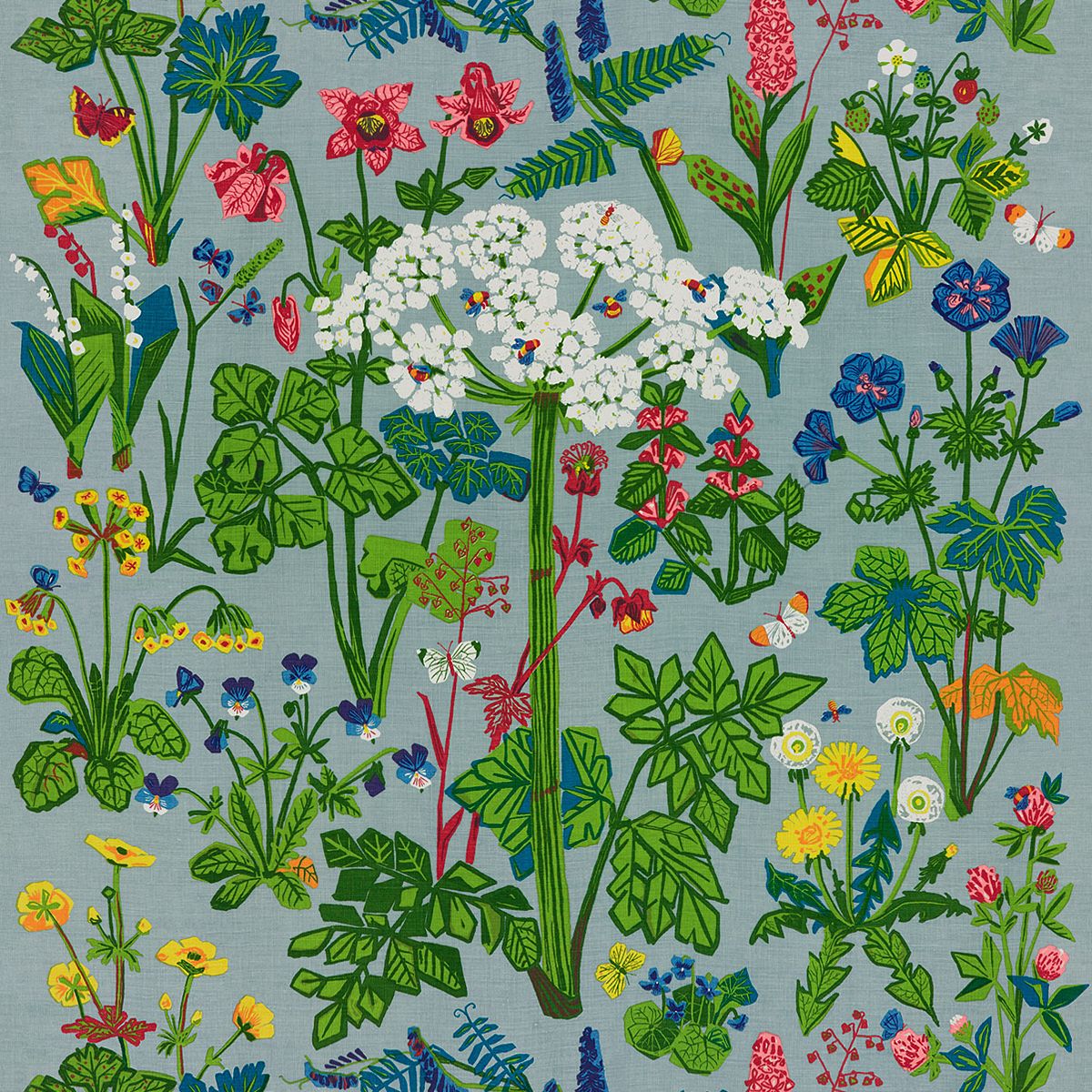 Aurora Mural Multi by Schumacher