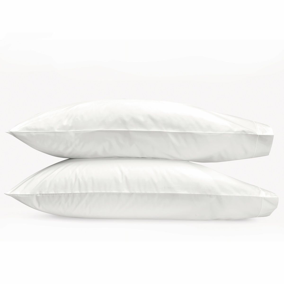 Ceylon Satin Stitch Pillowcases Bone by Schumacher