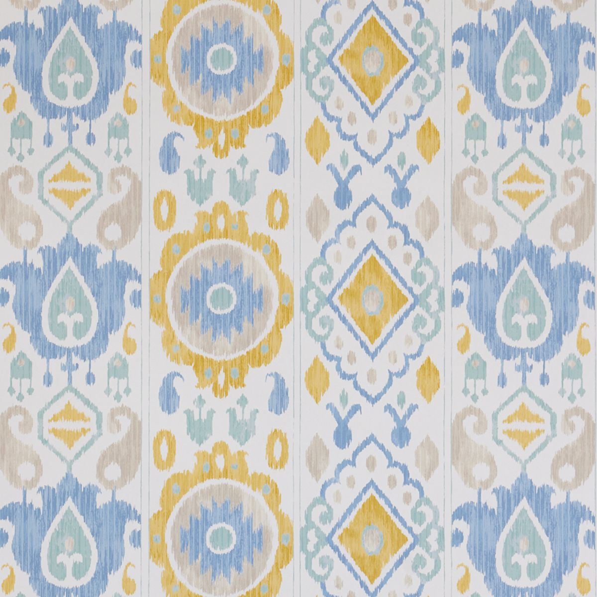 Elizia Ikat Sky & Ochre by Schumacher