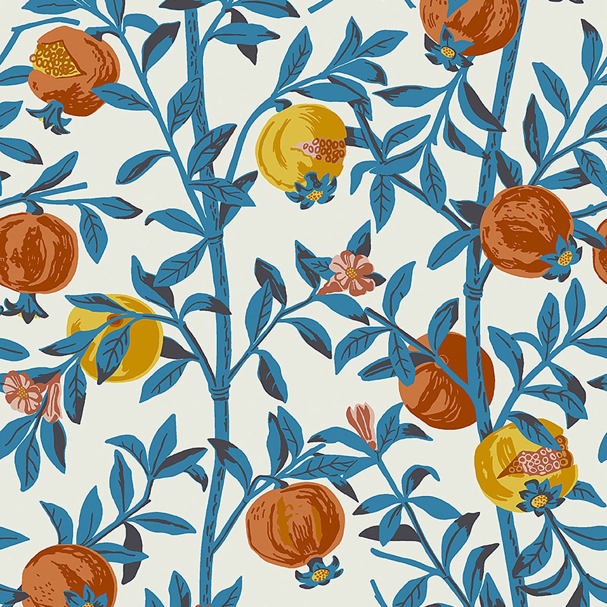 Granatapple Persimmon by Schumacher