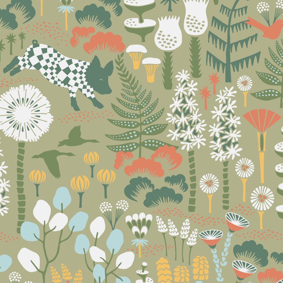 Hoppmosse Sage by Schumacher