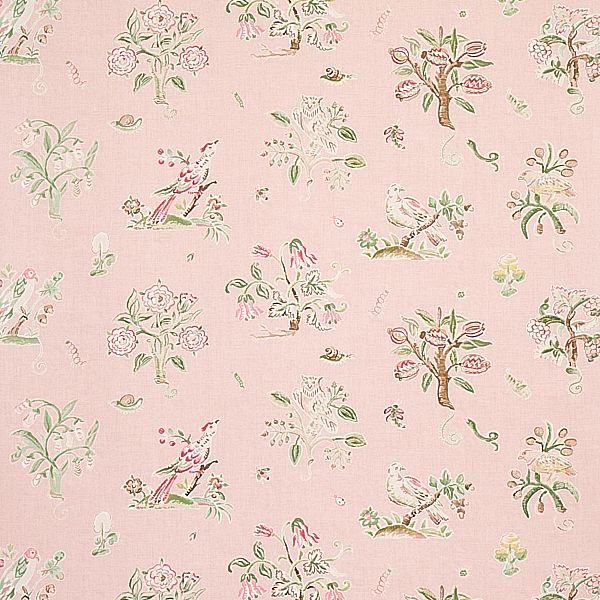 Magical Menagerie Blush by Schumacher