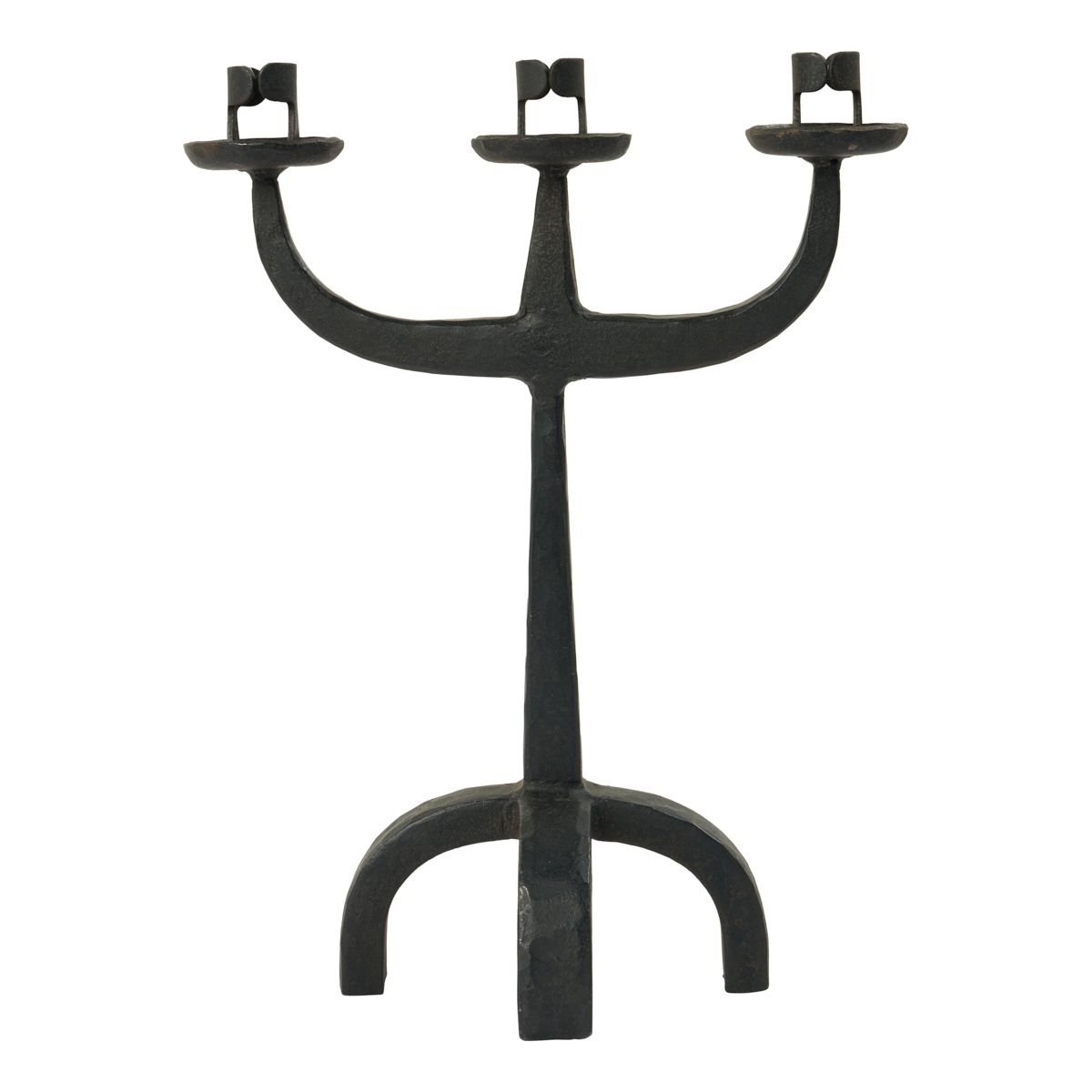 Mid-c Wrought Iron Candleabra by Schumacher