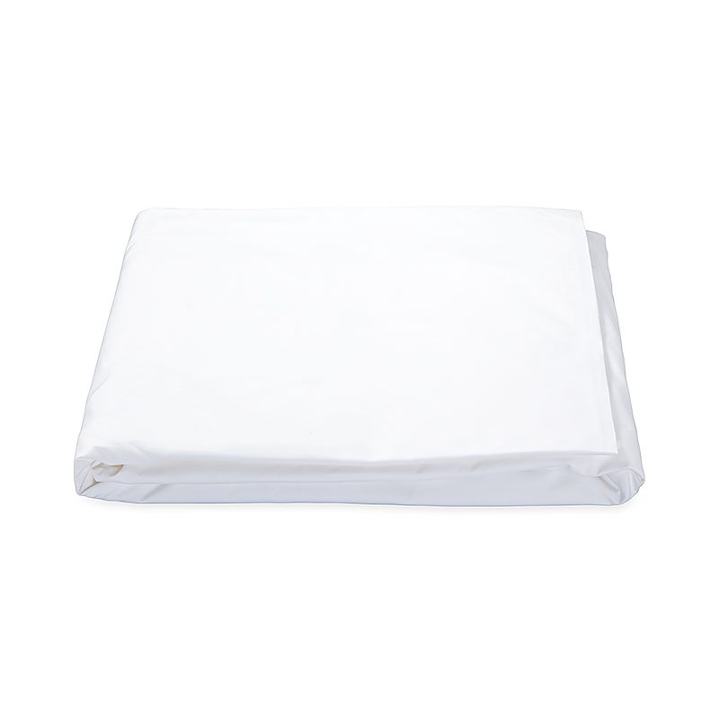 Prado Fitted Sheet White by Schumacher
