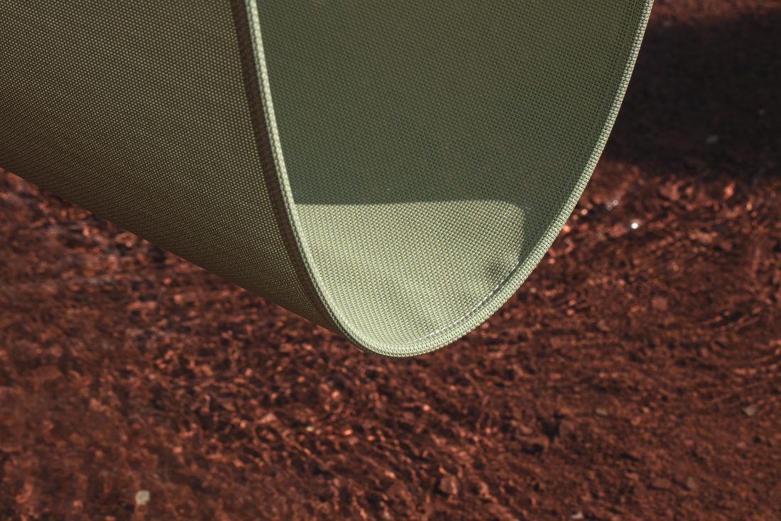 Batyline Perform Duo: a premium fabric for outdoor sling seating by SERGE FERRARI