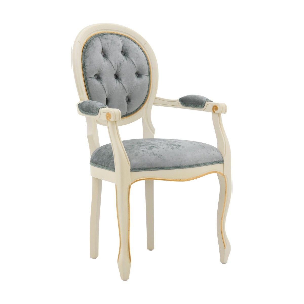 Classic Style Small Armchair Made of Wood Liberty by Sevensedie