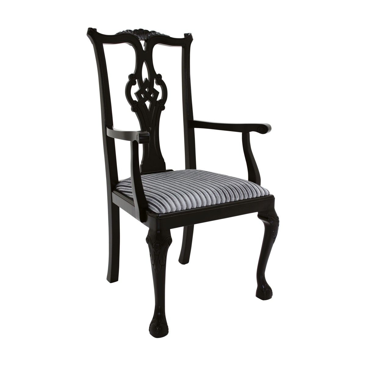Classic Style Small Armchair Made of Wood Roma by Sevensedie