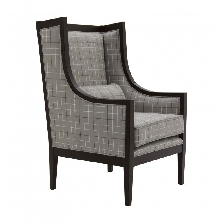 Contemporary Style Armchair Made of Wood Miranda by Sevensedie