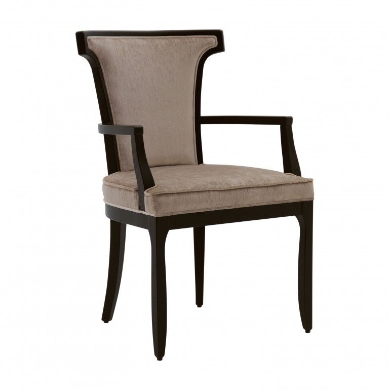 Contemporary Style Small Armchair Made of Wood London by Sevensedie