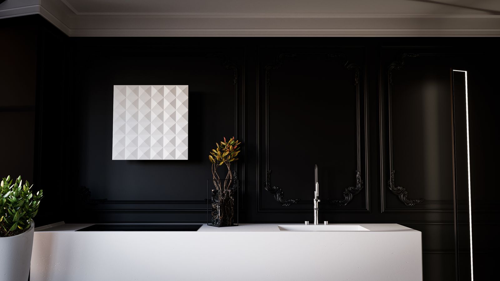 Dune ceramic wall hood by Sirius spa
