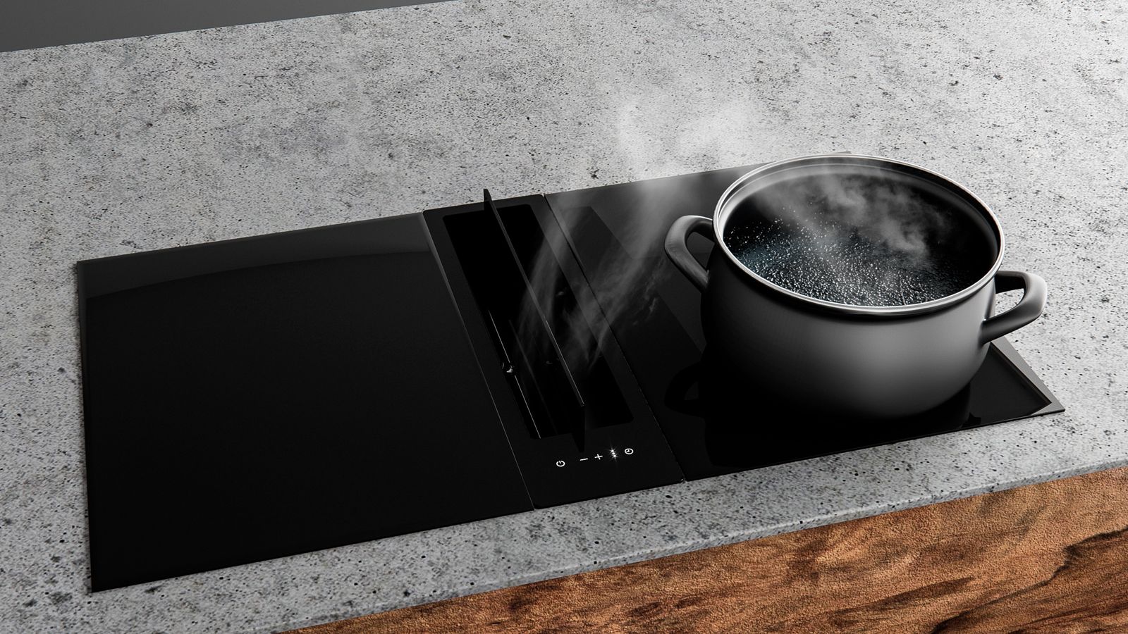 Middle, worktop extractor by Sirius spa