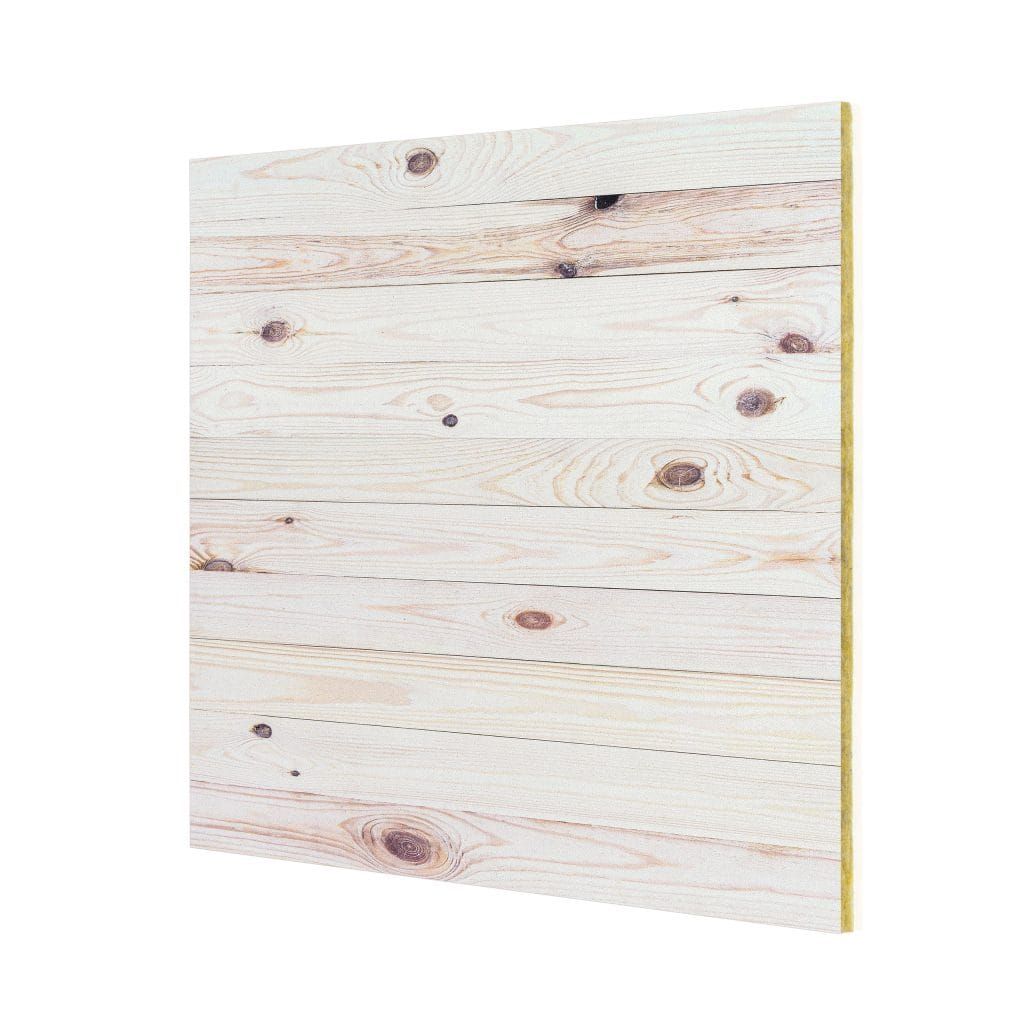60x60 dalles de plafond effet bois en pin blanc by Sky-Tile®