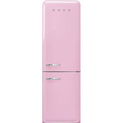 Frigorifero Rosa Combinato Libera installazione Smeg by Smeg