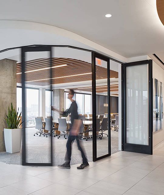 Solarlux glazed partitions by Solarlux