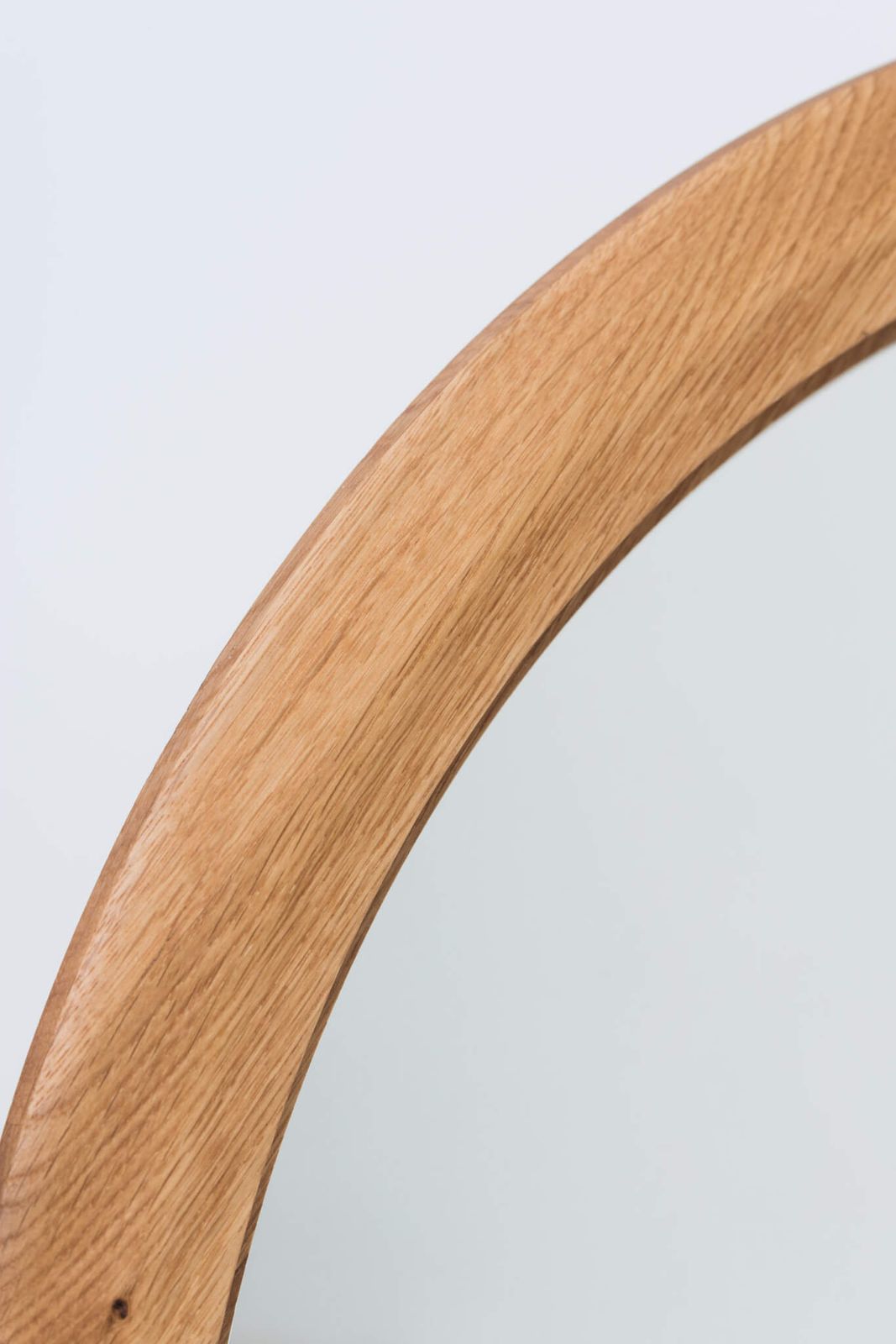 Lustro DYSK1 dębowe – Swallow's Tail Furniture by ST FURNITURE