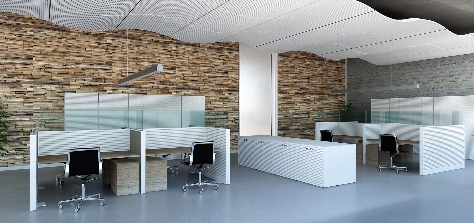 Ceiling Surfaces: Wave by Stefani