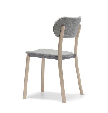 Hundranian Chair | Upholstered Seat & Back | Oak by Stolab