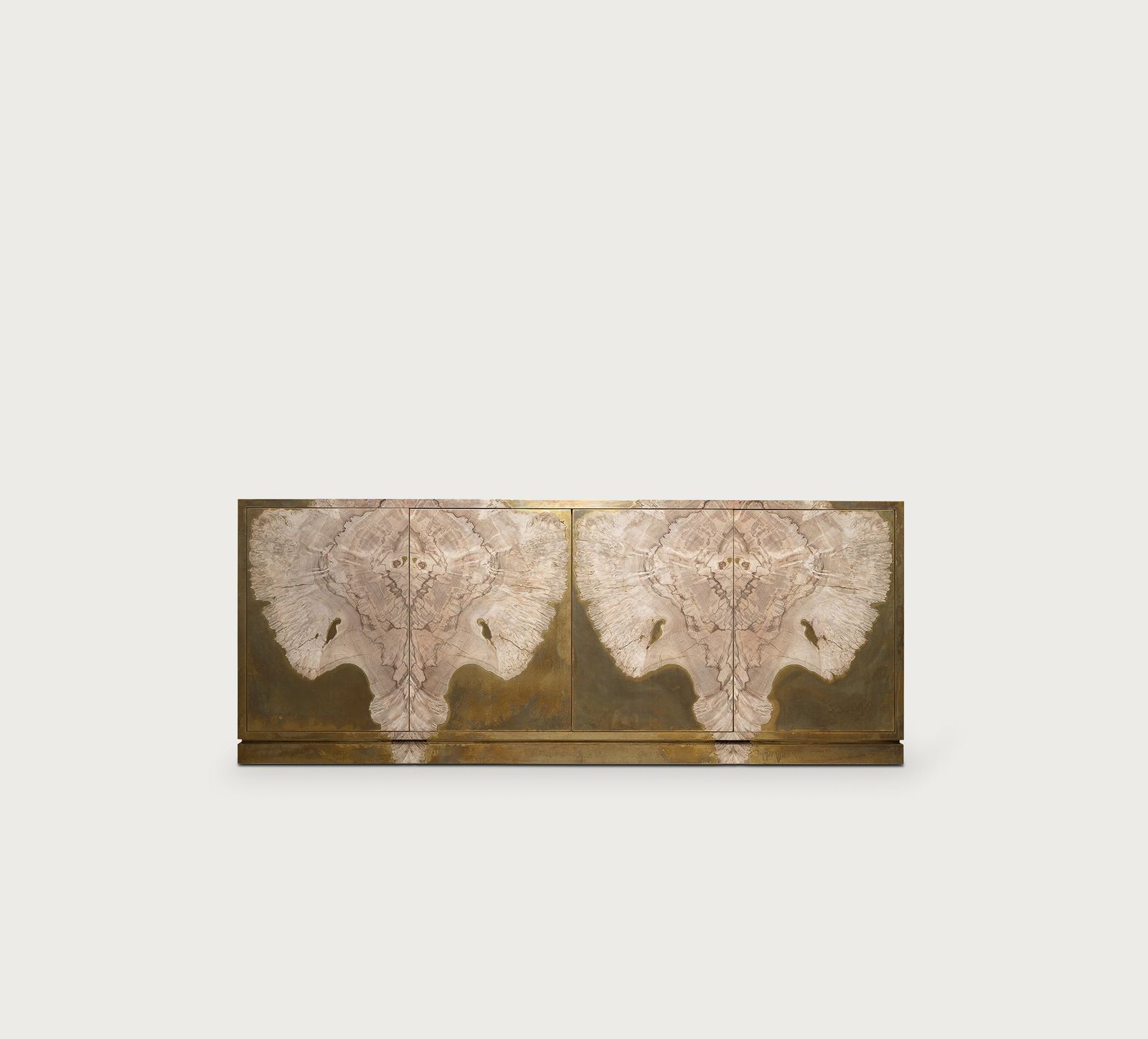 Taracea Furniture Aurum Brass Buffet by Taracea