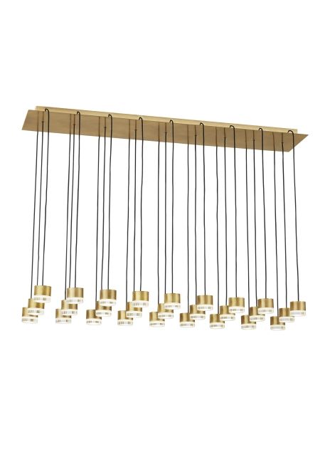 Gable 27 Light Chandelier Details by Tech Lighting