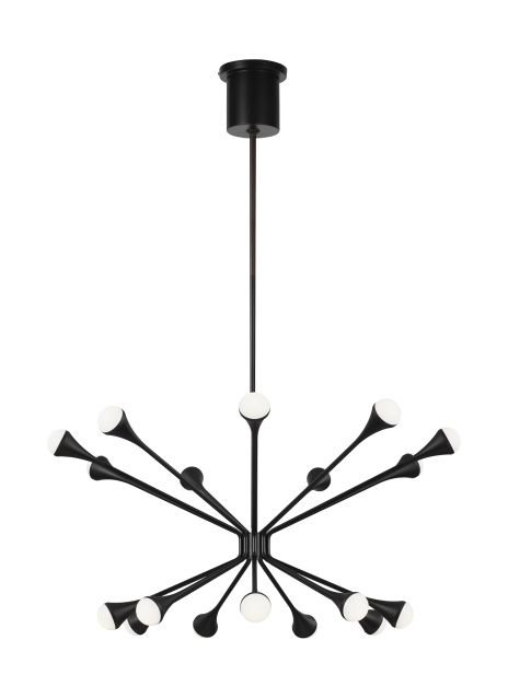 Lody 18-Light Chandelier Details by Tech Lighting