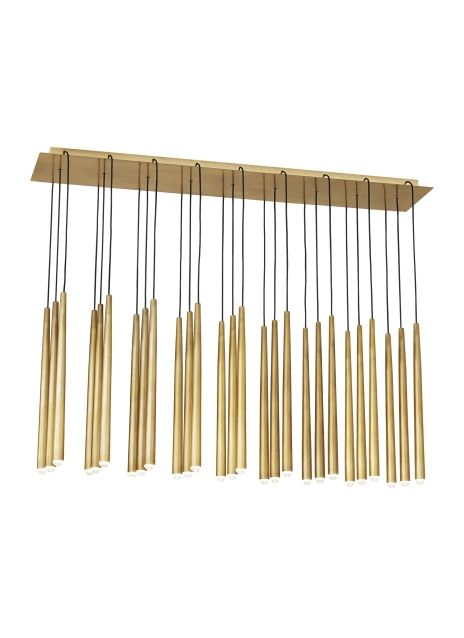 Pylon 27 Light Chandelier Details by Tech Lighting