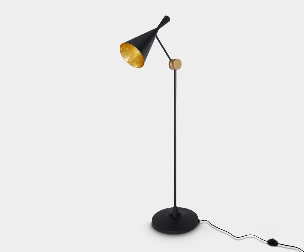 Beat Floor Light Black by Tom Dixon